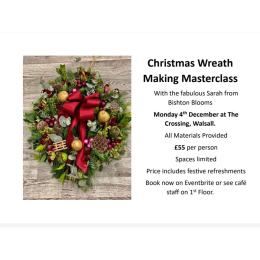 Christmas Wreath Making Masterclass at The Crossing at St Paul's