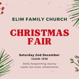 Elim Family Church Christmas Fair
