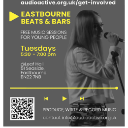 Eastbourne 'Beats & Bars' Session  for young people 11+