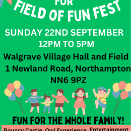 Field of Fun Fest in Walgrave Northampton