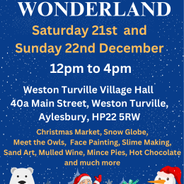 Christmas Wonderland in Weston Turville Buckinghamshire