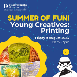 YOUNG CREATIVES: PRINTING AT DISCOVER BUCKS MUSEUM