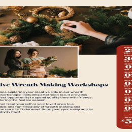 Wreath Making - Holiday Inn Newcastle Gosforth Park - Thursday 28th November 2024