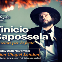 Vinicio Capossela “Dressed Up For The Holidays” at Union Chapel - London