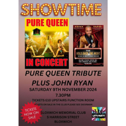 Tribute Night at Bloxwich Memorial Club