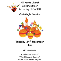 Join us for Festive Christingle Service at All Saints.