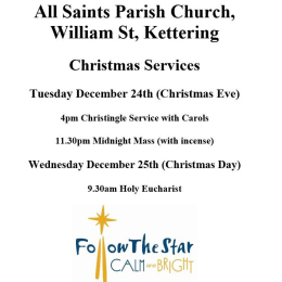 Join us for Festive Christmas Service at All Saints.