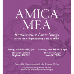 Amica mea: Renaissance Love Songs