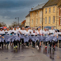 Olney Pancake Race Shrove Tuesday 4 March 2025