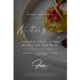 Celebrate Mother's Day at Five Rivers Á la Carte Walsall
