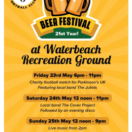 Waterbeach Colts Football Club Beer Festival
