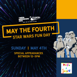 Stormtroopers take over The Red Dragon Centre for May 4th celebrations