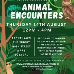 School Holiday Activity – Animal Encounters