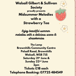 Midsummer Melodies with a Strawberry Tea – A Musical Summer Treat in Walsall