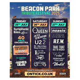 Beacon Park Tribute Festival 2025: 3 Epic Days of Live Music, Lights & Family Fun!