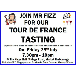 Special 'Tour De France' Tasting - Duncan Murray Wines