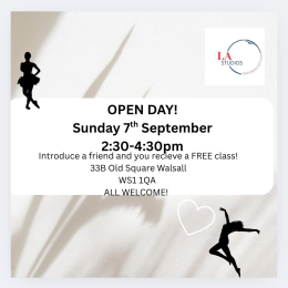 Join LA Studios in Walsall this September for an exclusive open day!