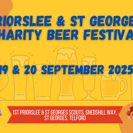 Priorslee & St Georges Charity Beer Festival 2025