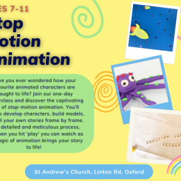 Creation Theatre Half-Term Workshop: Stop Motion Animation 