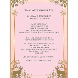Christmas Afternoon Tea at Wilsons Tea Rooms Aldridge Walsall