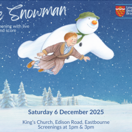 The Snowman with Lewes Brass