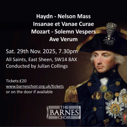 The Barnes Choir Autumn Concert 