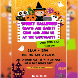 Bleakholt Animal Sanctuary Spooky Halloween Crafts