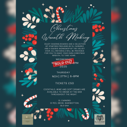 Christmas Wreath Making with The Velvet Stem