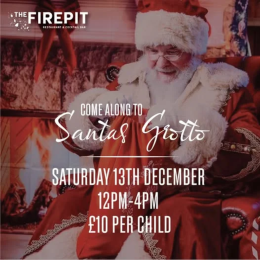 Santa’s Grotto At The Firepit Blackburn