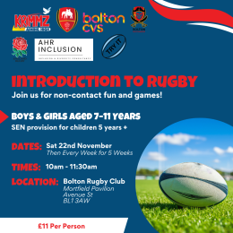 Introduction to Rugby Sessions with Krimmz