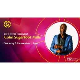 Live Entertainment in Walsall – Colin “Sugerfoot” Mills at Grosvenor Casino