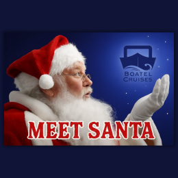 Meet Santa onboard Boatel Cruises