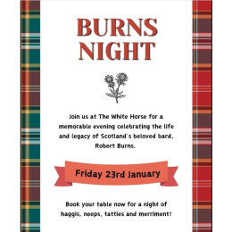 The White Horse Old, Burns Night