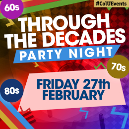 Through the Decades Party Night 