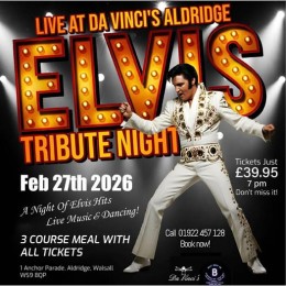 Elvis Tribute Night at Da Vinci's Aldridge