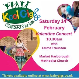 Kool Gigs Valentine's Family Concert at Harborough Methodist Church