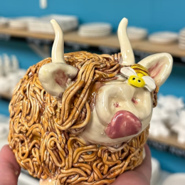 Highland Cow Clay Workshop at Fired Paint a Pot Cafe