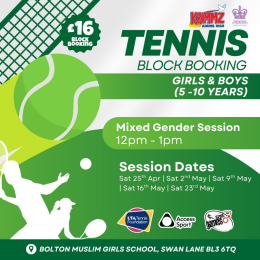 Boys & Girls Tennis Sessions with Krimmz