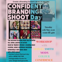 Confidence Brand Shooting Day with Joanne Lazarus