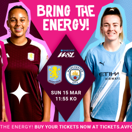 Aston Villa Women v Manchester City Women
