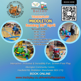 Fun with Trains Track Play at Middleton