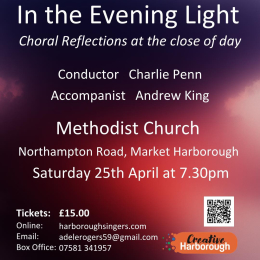 In the Evening Light -a Concert with Harborough Singers