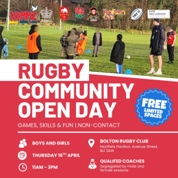 Rugby Community Open Day with Krimmz