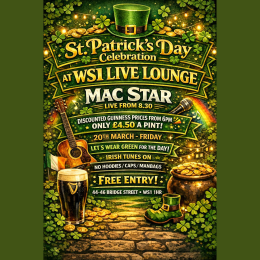 St. Patrick's Day Celebration at WS1 Live Lounge Walsall