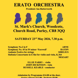 Erato Orchestra Concert – May 2026
