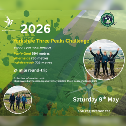 Yorkshire 3 Peaks Challenge with Bury Hospice