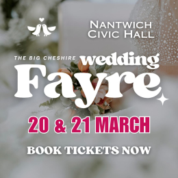 The Big Cheshire Wedding Fair at Nantwich Civic Hall - 20 & 21 March 2027