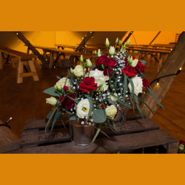 Summer Zinc Tin Arrangement Workshop by Floral Jazz Sutton 