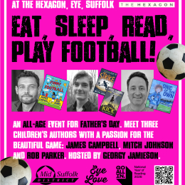 Father's Day Event: Eat, Sleep, Read, Play Football!