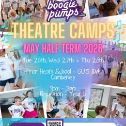 Boogie Pumps Camberley, May Half Term Theatre Camps (Ages 4 – 11)
